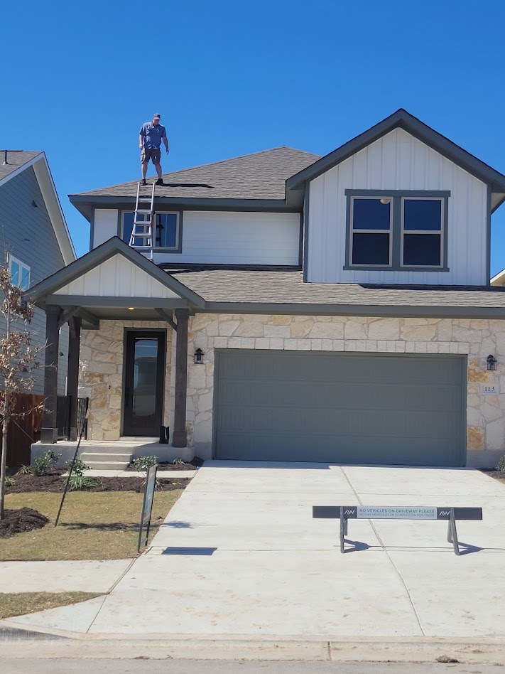 Liberty Hill neighborhood aerial